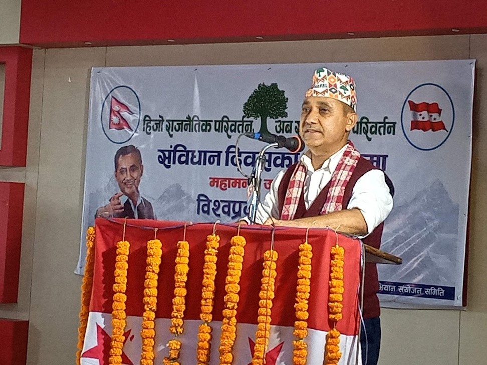 राजनीतिमा परिवर्तनका लागि मेरो उम्मेदवारी : विश्वप्रकाश शर्मा